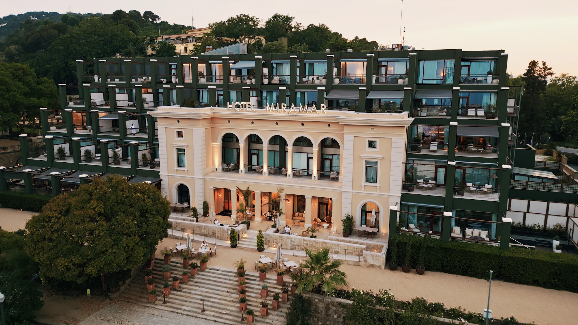 Vista aèria de l’Hotel Miramar Barcelona