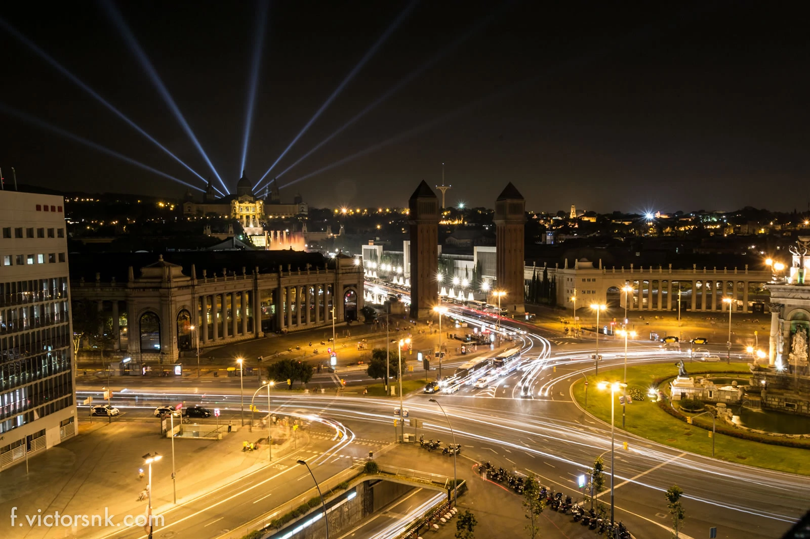 barcelona de noche