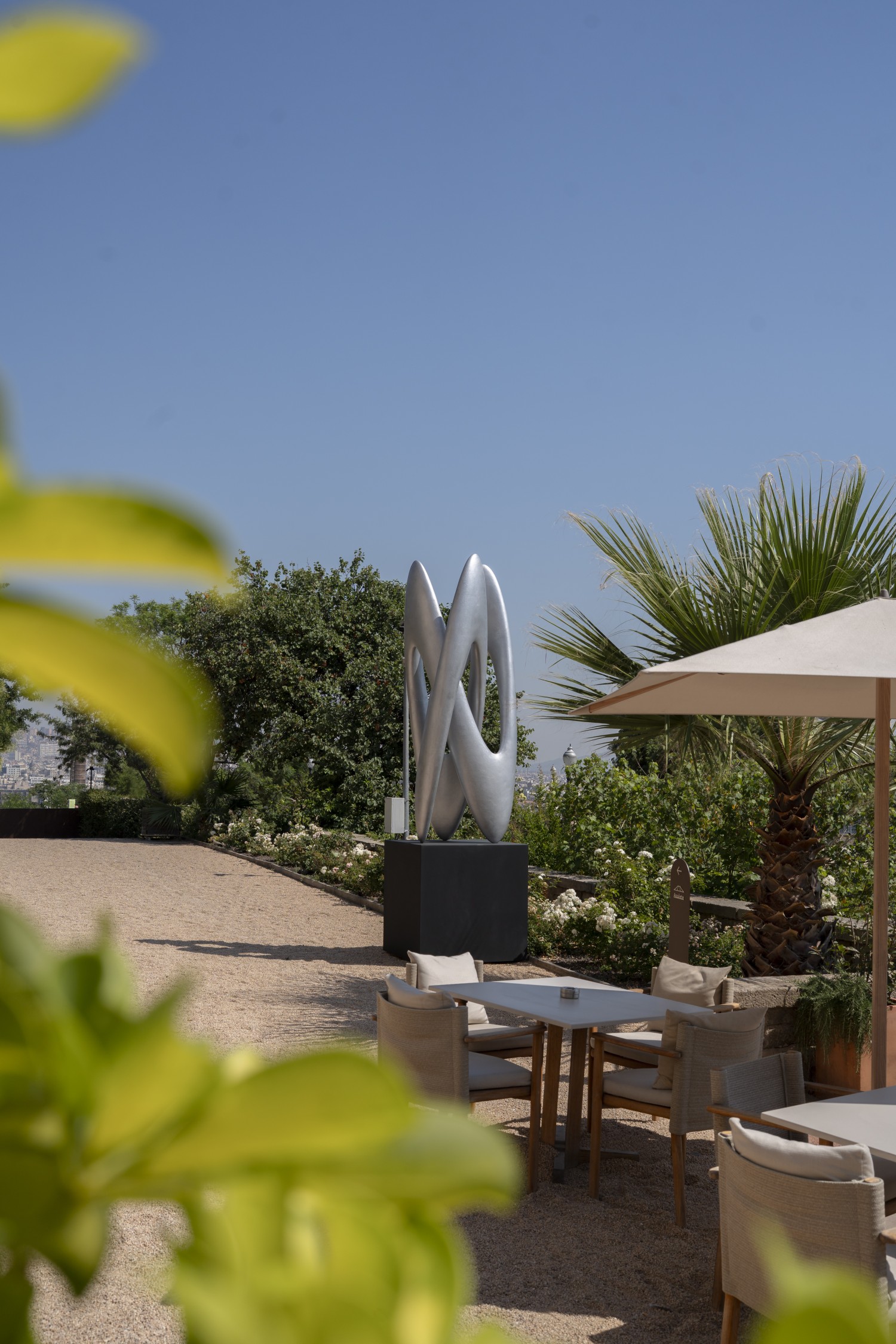 Escultura de Franc Vilà en Hotel Miramar Barcelona