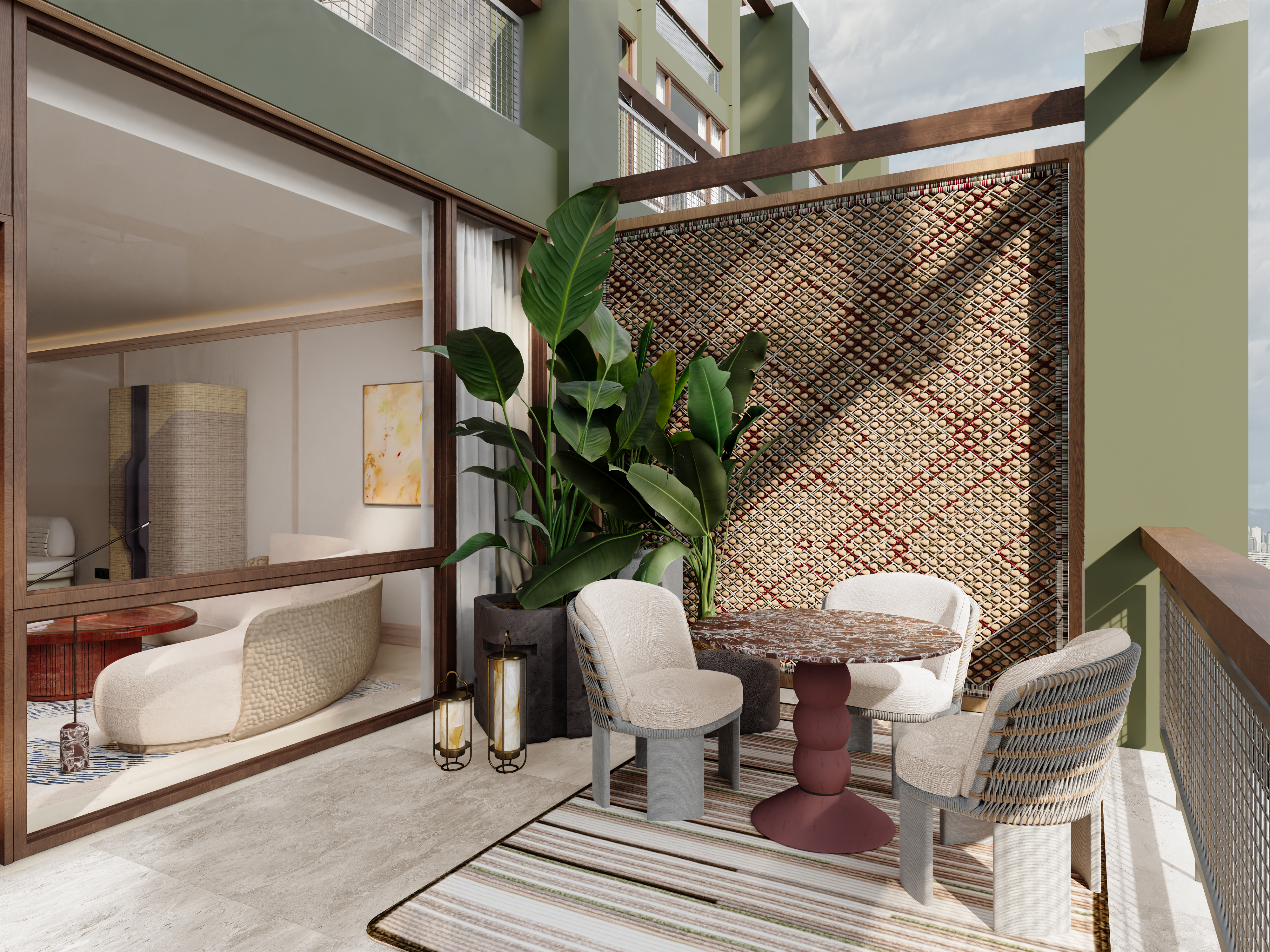 The luxury of space and total privacy